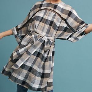 Anthropologie plaid dress
